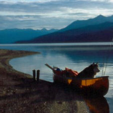 Nightfall on Quesnel Lake